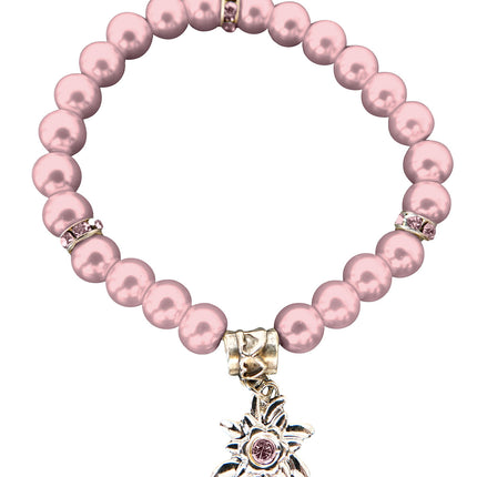 Haus Huberts Edelweiss Armband Roze