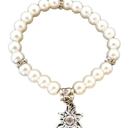 Haus Huberts Edelweiss Armband Wit