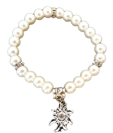 Haus Huberts Edelweiss Armband Wit