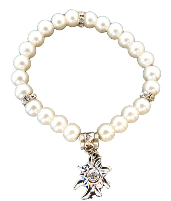 Haus Huberts Edelweiss Armband Wit
