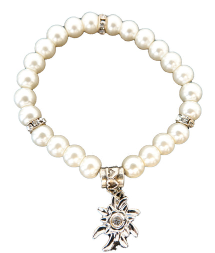 Haus Huberts Edelweiss Armband Wit