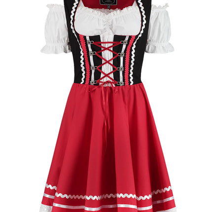 Haus Huberts Tiroler Dirndl Rood Zwart