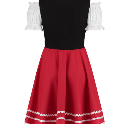 Haus Huberts Tiroler Dirndl Rood Zwart