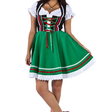 Haus Huberts Tiroler Dirndl Zwart Groen