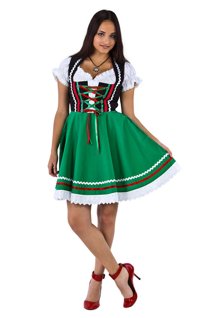 Haus Huberts Tiroler Dirndl Zwart Groen