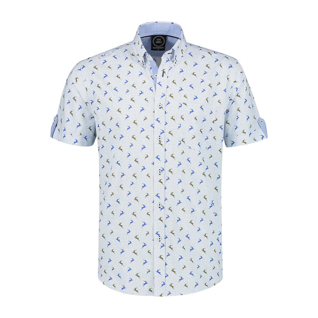 Haus Huberts Trachtenhemd Met Hertenmotief Heren