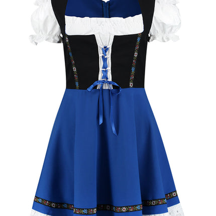 Haus Huberts Trachtenspaß Dirndl Zwart Blauw Rock Didi