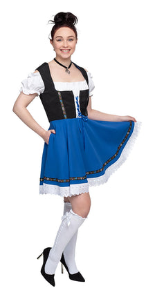 Haus Huberts Trachtenspaß Dirndl Zwart Blauw Rock Didi