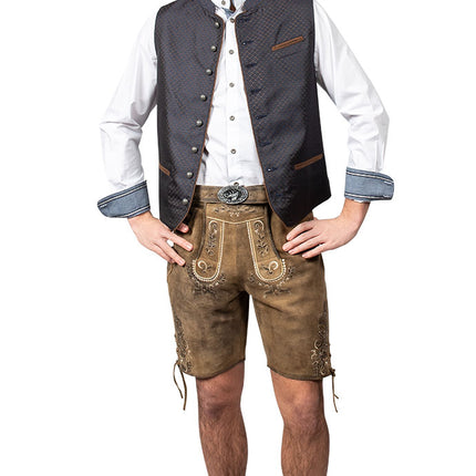 Haus Huberts Trachtenweste Donkerblauw Heren