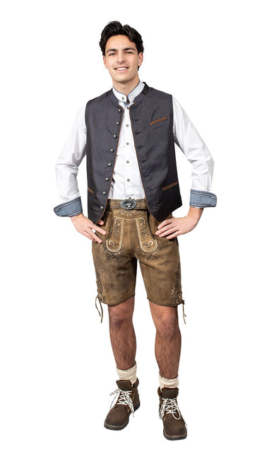 Haus Huberts Trachtenweste Donkerblauw Heren