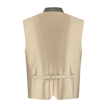 Haus Huberts Trachtenweste Met Jacquardpatroon Groen Heren