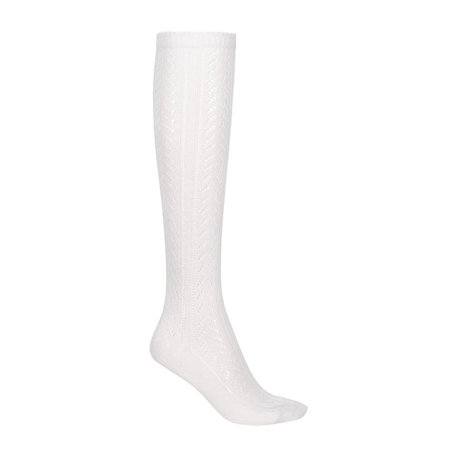 Haus Huberts Traditionele Kniekousen Wit Dames