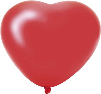 HAZA Witbaard Ballonnen Hart Rood