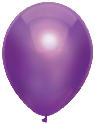 HAZA Witbaard Ballonnen Metallic Paars