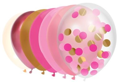 HAZA Witbaard Ballonnen Princess Pink