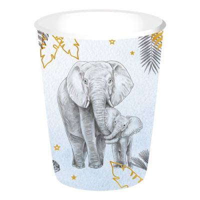 HAZA Witbaard Bekers Babyshower Safari Blauw