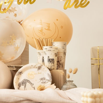 HAZA Witbaard Bekers Babyshower Safari Nude