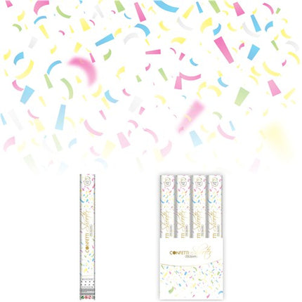 HAZA Witbaard Bio confetti shooter multi color (40cm)