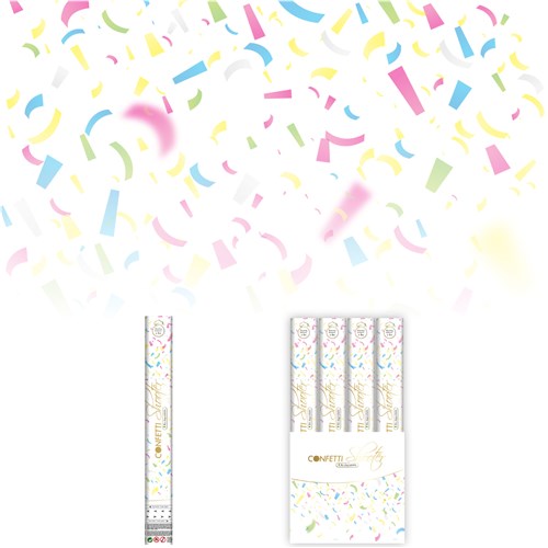 HAZA Witbaard Bio confetti shooter multi color (40cm)