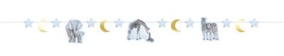 HAZA Witbaard Figuren Slinger Babyshower Safari Blauw