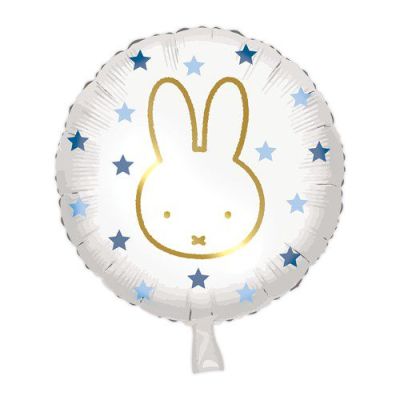 HAZA Witbaard Folieballon Nijntje Blauw