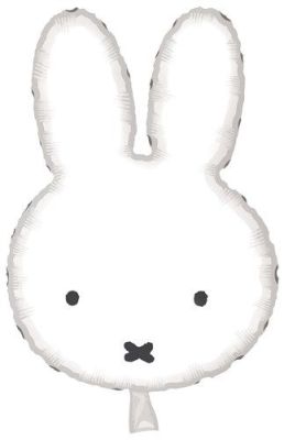 HAZA Witbaard Folieballon Nijntje