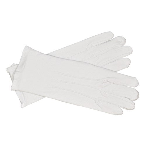 HAZA Witbaard Handschoenen Kort Wit S