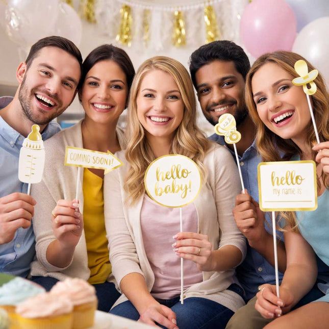 HAZA Witbaard Hello Baby Photobooth Props