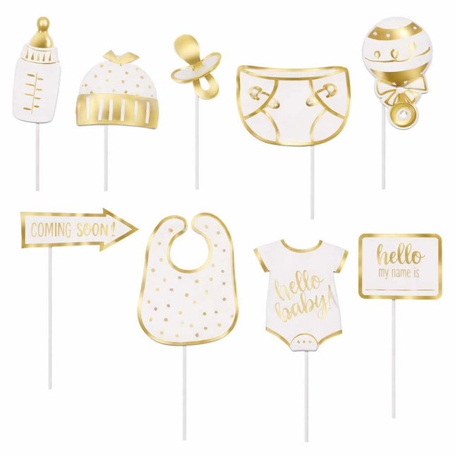 HAZA Witbaard Hello Baby Photobooth Props