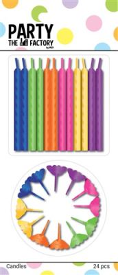 HAZA Witbaard Kaarsjes Multicolor