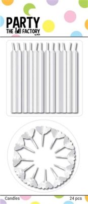 HAZA Witbaard Kaarsjes Wit