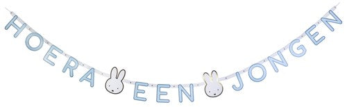 HAZA Witbaard Letterslinger Nijntje Hoera een Jongen