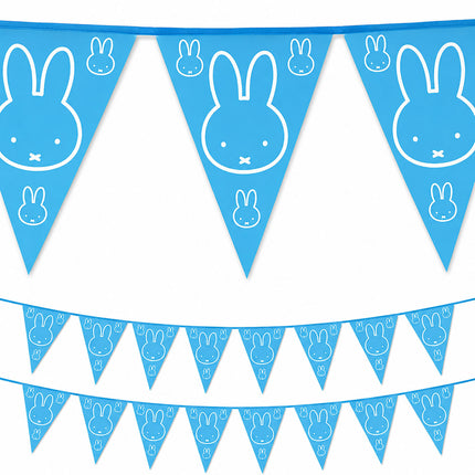HAZA Witbaard Nijntje Vlaggenlijn Baby Blauw – 10 Meter