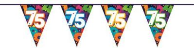HAZA Witbaard Vlaggenlijn Gekleurde nummers Cijfer 75