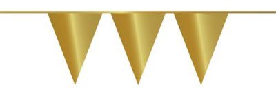 HAZA Witbaard Vlaggenlijn PE Metallic Goud