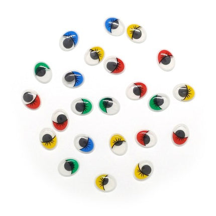 HAZA Witbaard Wiebelogen met wimpers Create-it 40 stuks