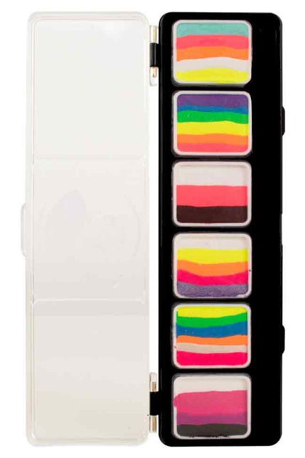 Hobby Watercolor Hobby Watercolour Splitcake Neon Paint Palet