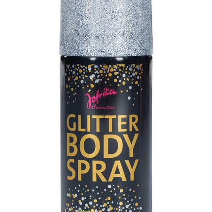 Jofrika Cosmetics Glitter Body Spray Zilver Bio Glitter 100 ml