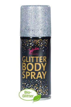 Jofrika Cosmetics Glitter Body Spray Zilver Bio Glitter 100 ml