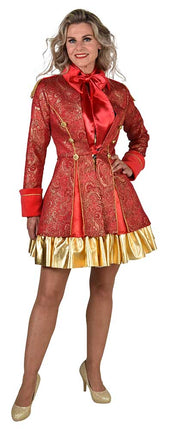 Magic by Freddy's Carnavalsjas Dames Luxe Rood