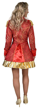 Magic by Freddy's Carnavalsjas Dames Luxe Rood