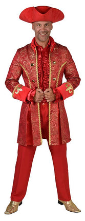 Magic by Freddy's Carnavalsjas Heren Luxe Rood