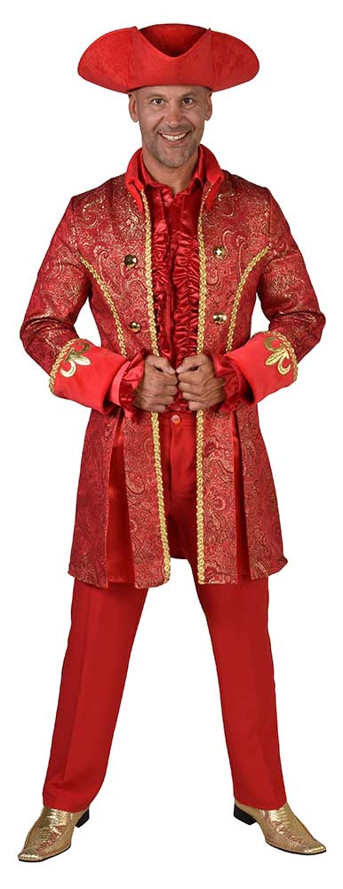 Magic by Freddy's Carnavalsjas Heren Luxe Rood