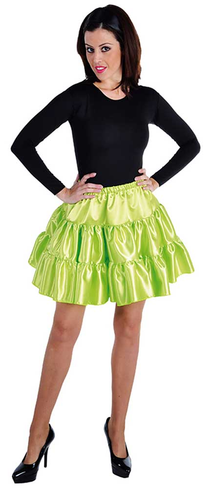 Magic by Freddy's Carnavalsrok Dames Fluor Groen