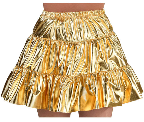 Magic by Freddy's Carnavalsrok Dames Folie Goud