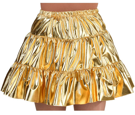 Magic by Freddy's Carnavalsrok Dames Folie Goud