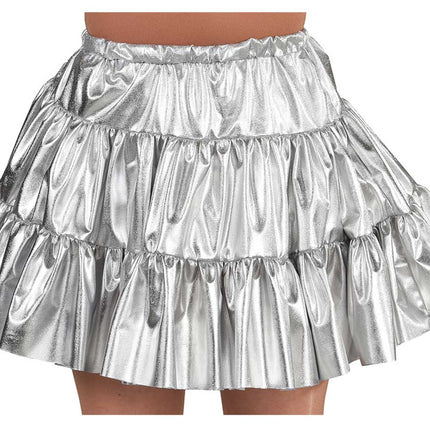 Magic by Freddy's Carnavalsrok Dames Folie Zilver