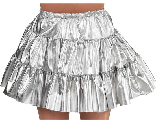 Magic by Freddy's Carnavalsrok Dames Folie Zilver