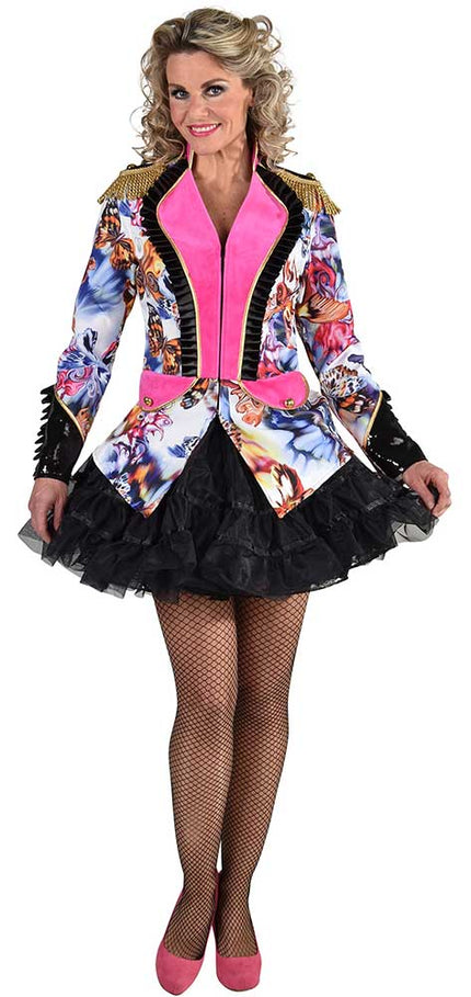 Magic by Freddy's Dames Carnavalsjas Butterfly Wit