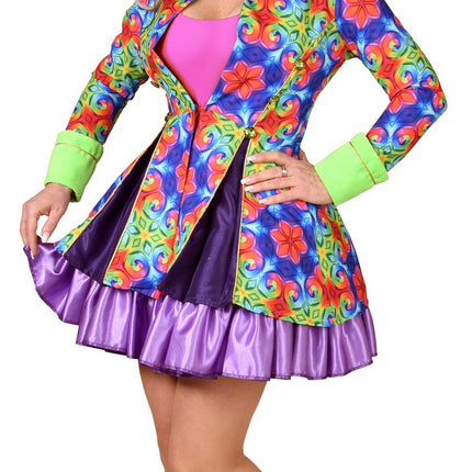 Magic by Freddy's Dames Carnavalsjas Luxe Kleurrijk